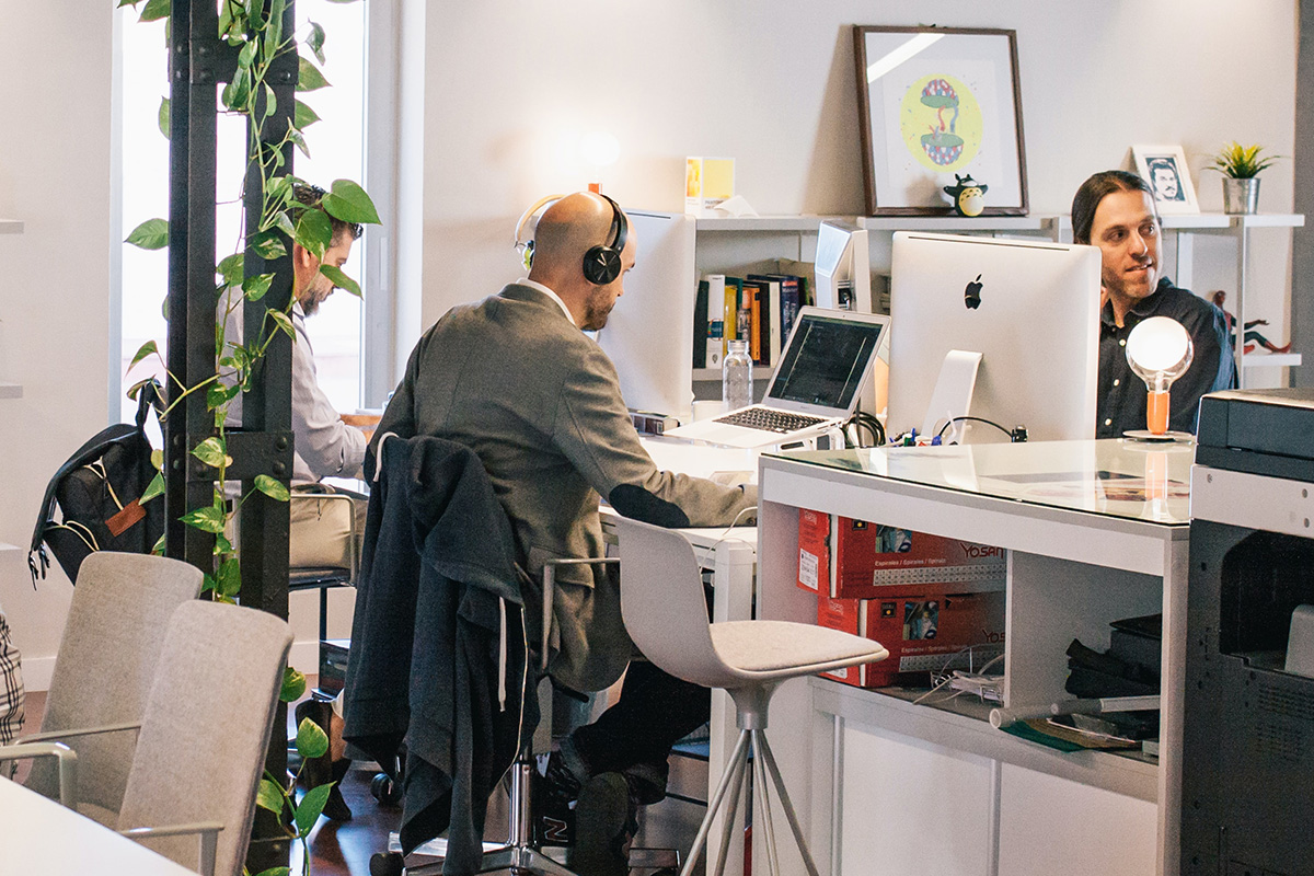 Man at Work Image